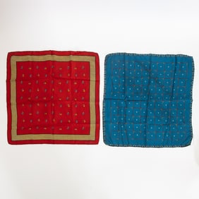 Two Sports Themed Pocket Squares