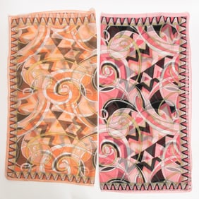 Two Emilio Pucci Style Scarves