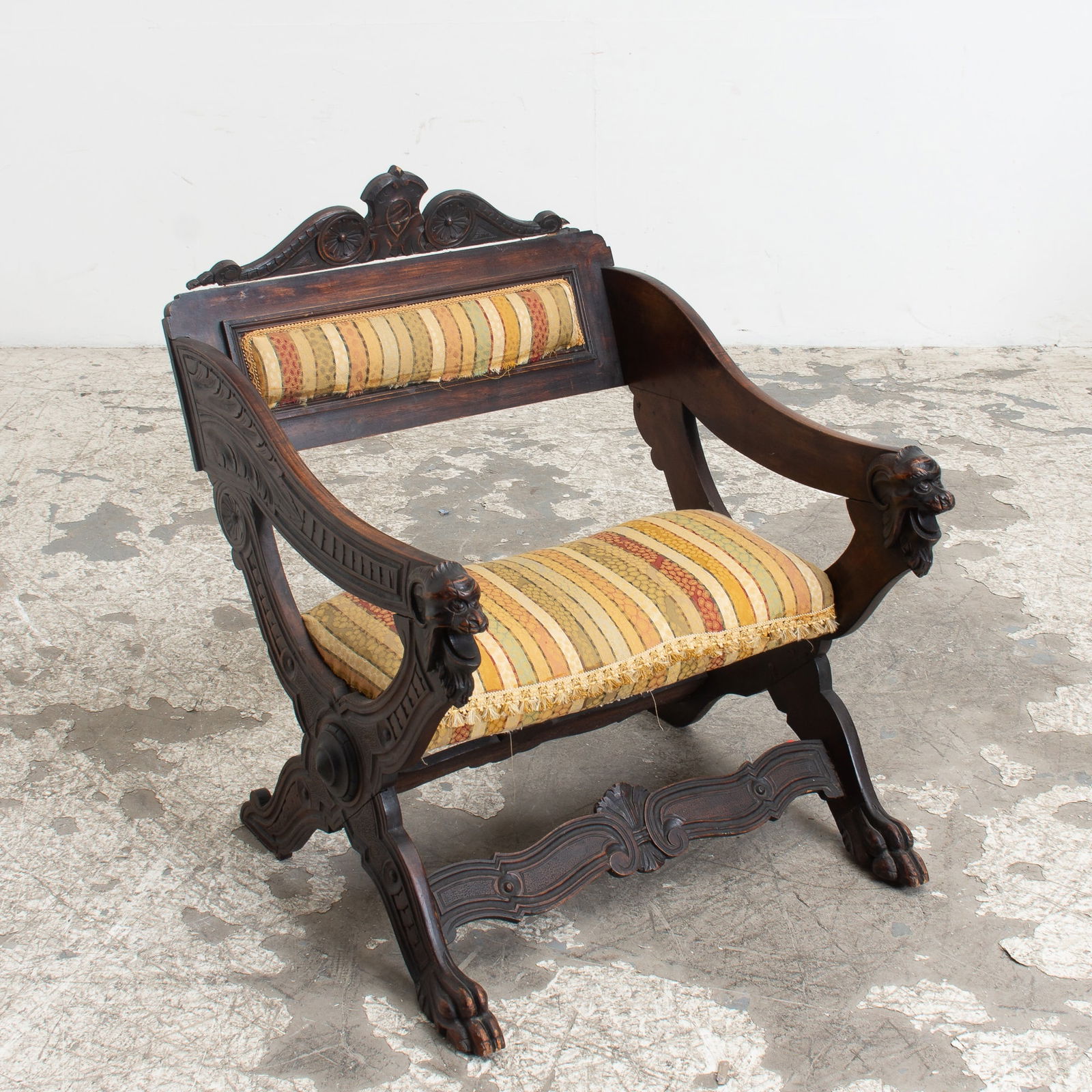 Medieval Style Carved Chair (1 of 8)