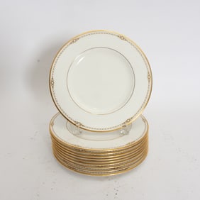 Set of Ten Lenox Bone China Plates