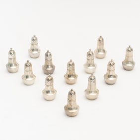 Set of Twelve Tiffany & Co Sterling Salt and Pepper Shakers