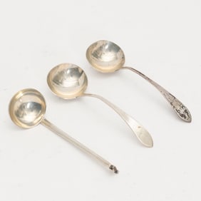 Group of Three Sterling Spoons
