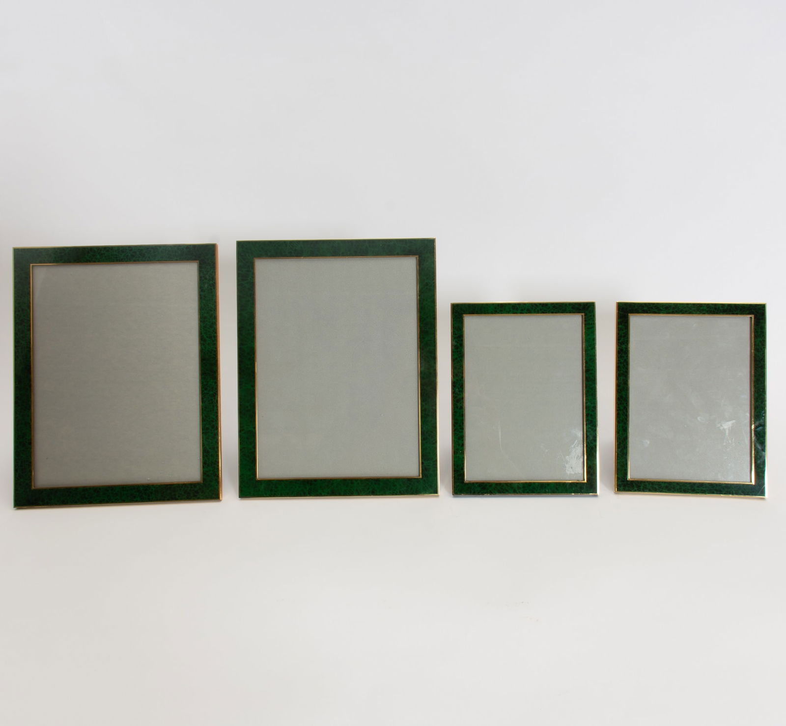 Group of Four Puiforcat Gilt Metal and Enamel Photo Frames (1 of 20)