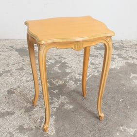 Yellow Painted Side Table