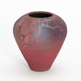 Painted Ceramic Vase
