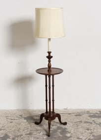 Georgian Style Mahogany Floor Lamp