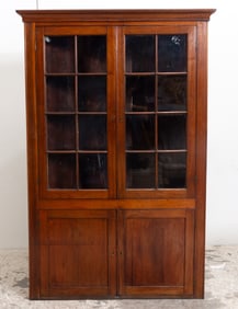 Mahogany Corner Cabinet
