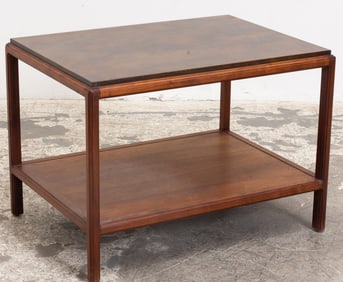 Mahogany Marble Top Coffee Table