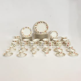 Royal Worcester Porcelain Dinner Service