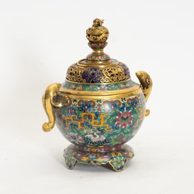 Chinese Cloisonne Censer