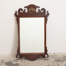 Mahogany Chippendale Style Mirror