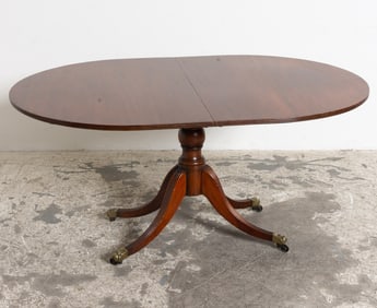 Regency Style Mahogany Dining Table