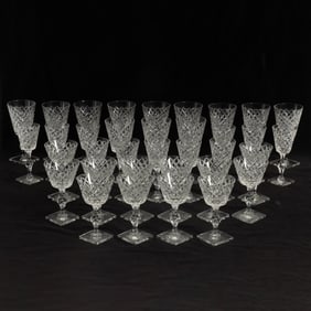 Group of Hawkes Crystal Stemware
