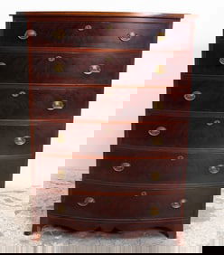 Mahogany Inlaid Tallboy