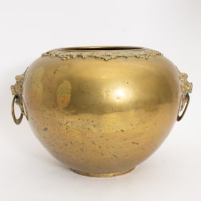 Chinese Imperial Style Brass Planter