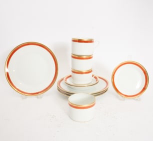 Group of Ginori Porcelain Tableware