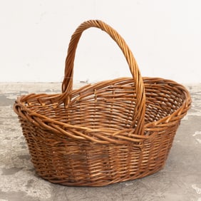 Oversized Rattan Basket