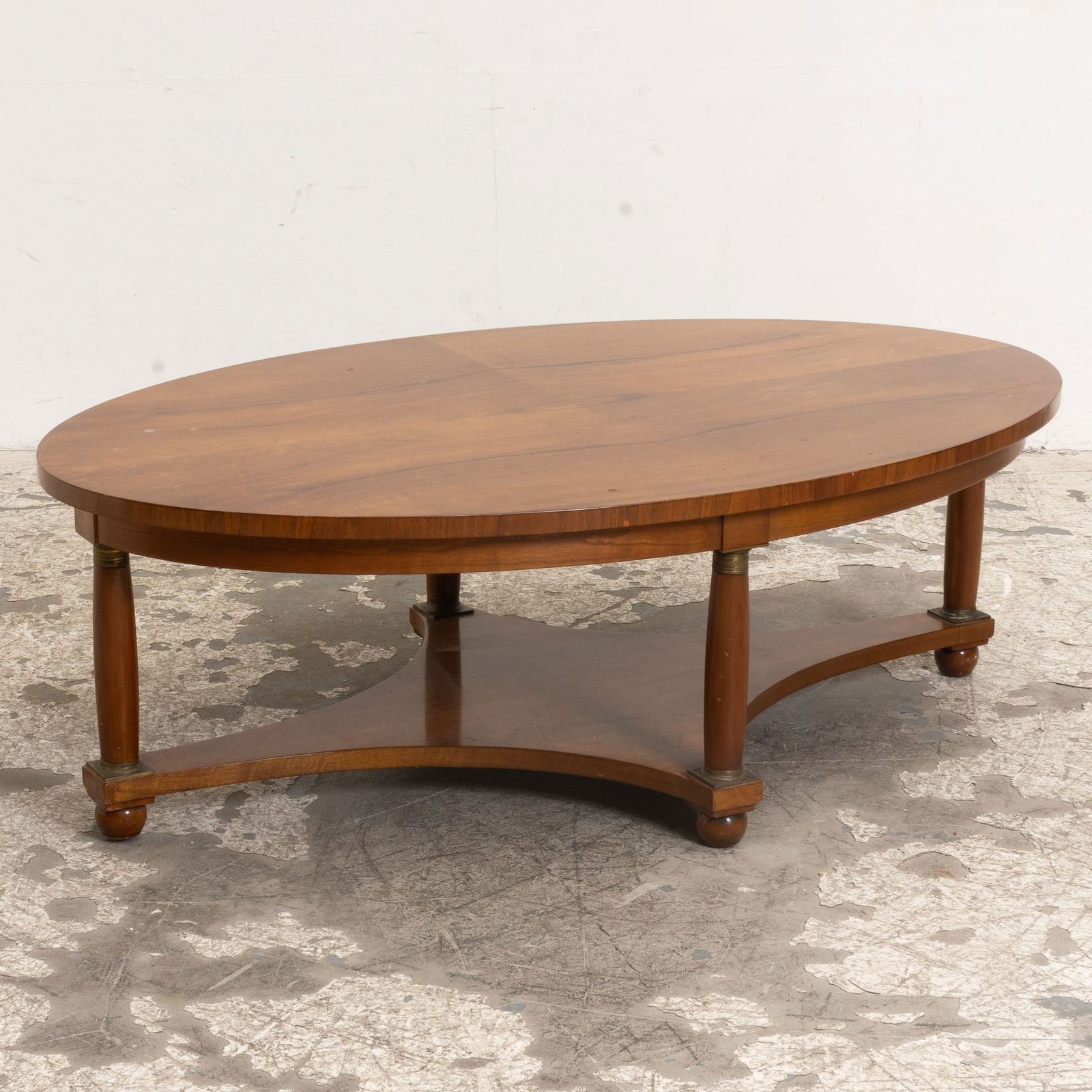 Baker Neoclassical Style Mahogany Veneered Coffee Table (1 of 8)