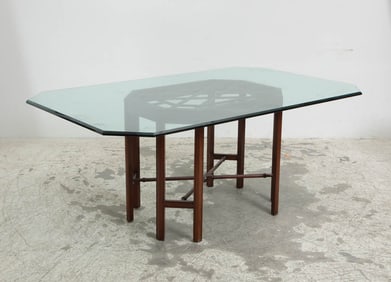 Glass Top Dining Table