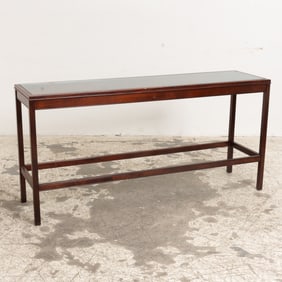 Modern Wood and Glass Console