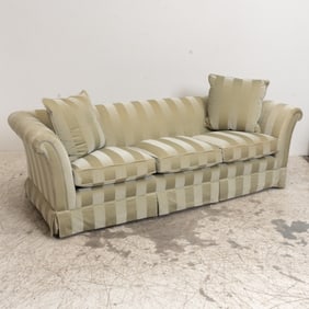 Brunschwig & Fils Striped Upholstered Sofa