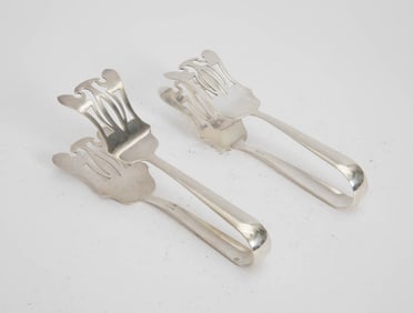 Pair of Sterling Bread Tongs