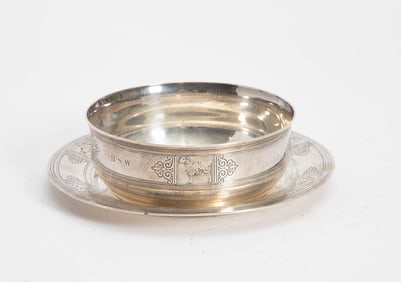 Tiffany & Co. Sterling Etched Bowl;