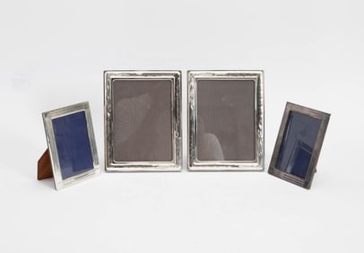 Group of Sterling Photo Frames