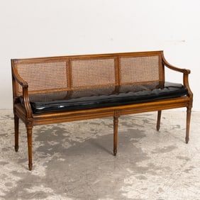 Louis XV Style Cane-Back Settee