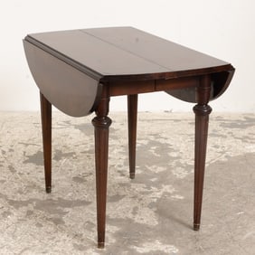 Empire Style Mahogany Drop-Leaf Table