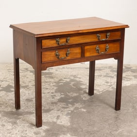 George III Three Drawer Side Table
