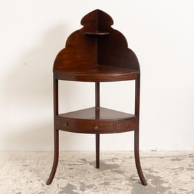 George III Style Mahogany Washstand