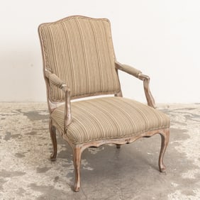 Louis XV Style Painted Wood Fauteuil