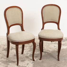 Pair of Ballon-Back Side Chairs