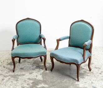 Pair of Louis XV Style Armchairs