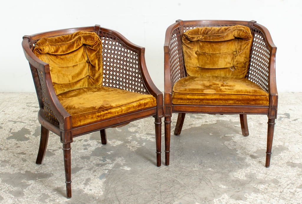 Pair of Caned Armchairs (1 of 18)