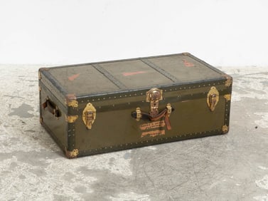 Brass Mounted Steamer Trunk