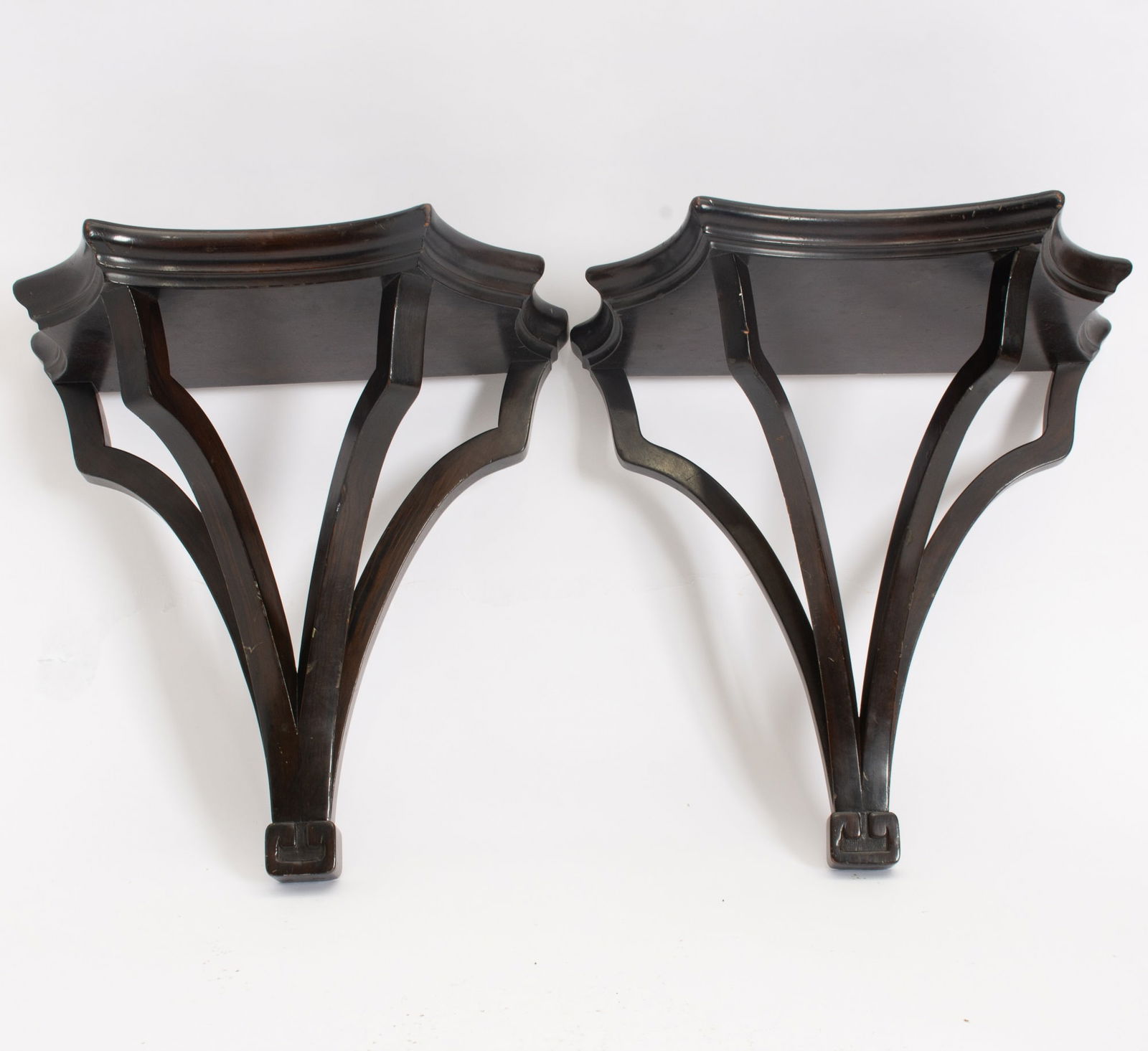 Pair of Painted Wood Wall Brackets (1 of 20)