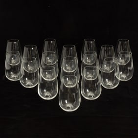 Set of Sixteen Glass Tumblers
