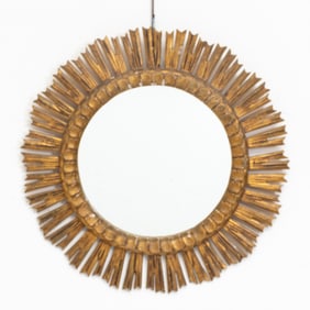 Giltwood Sunburst Mirror