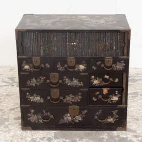 Japanese Lacquered Storage Box