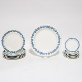 Group of Wedgewood Queens Ware Plates