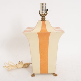 Painted Tole Table Lamp