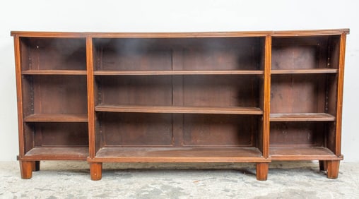 Regency Mahogany Long Bookcase