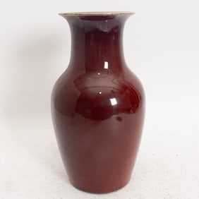 A Chinese Oxblood Porcelain Vase
