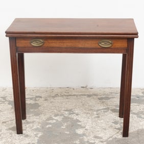 Georgian Style Mahogany Games Table