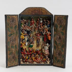 Hand-Painted Peruvian Retablo