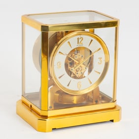 Jaeger-LeCoultre Brass and Glass Atmos Clock