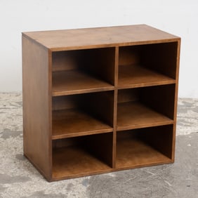 Mahogany Low Bookcase