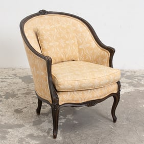 Louis XVI Style Upholstered Armchair
